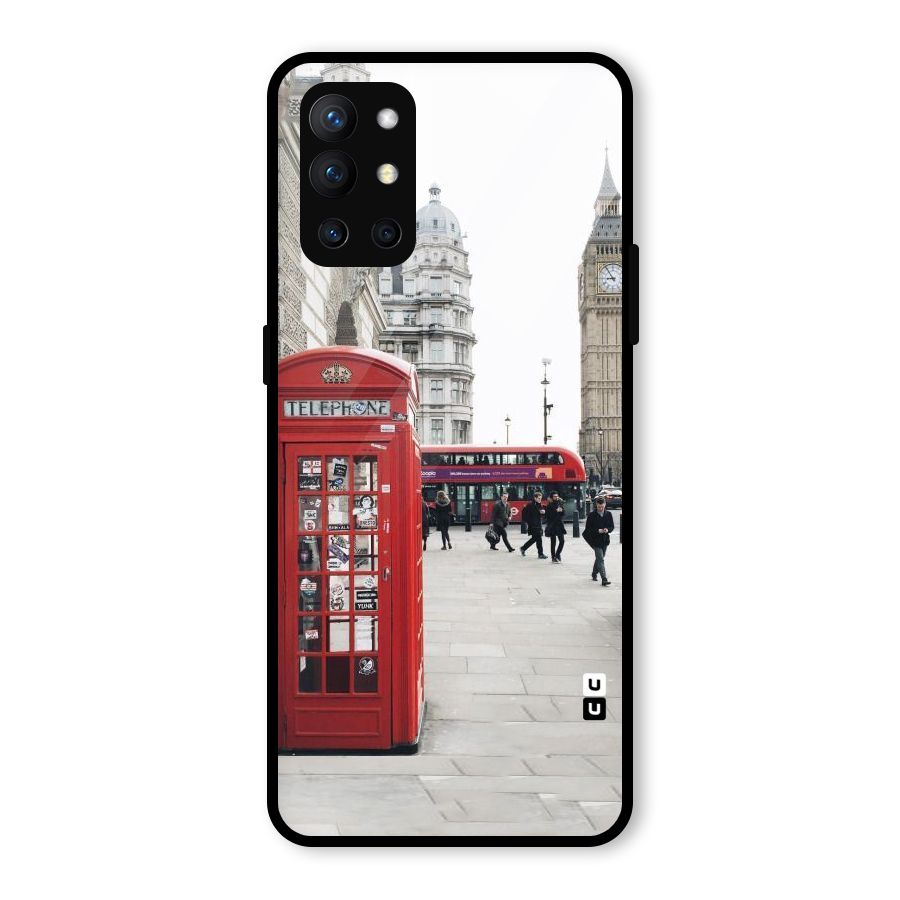 Booth In Red Glass Back Case for OnePlus 9R