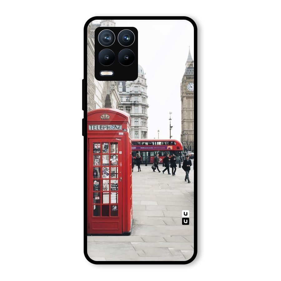 Booth In Red Glass Back Case for Realme 8 Pro