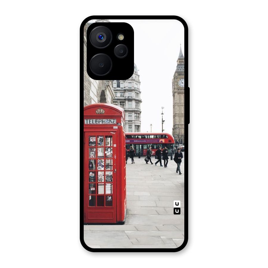 Booth In Red Glass Back Case for Realme 9i 5G