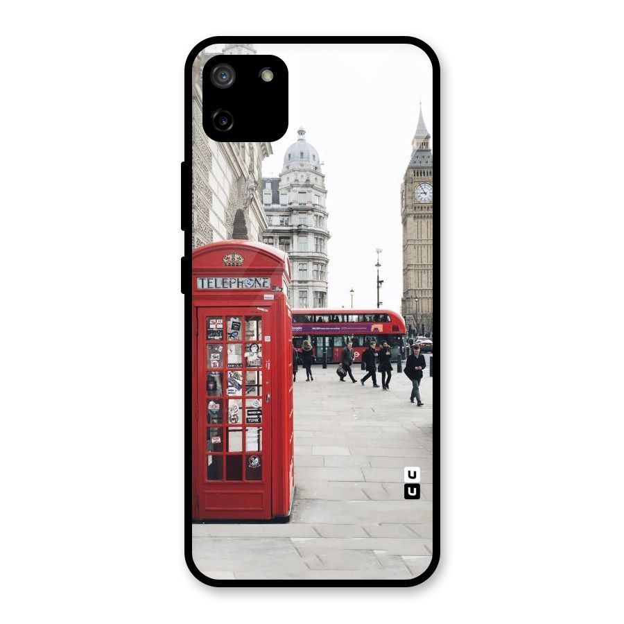 Booth In Red Glass Back Case for Realme C11