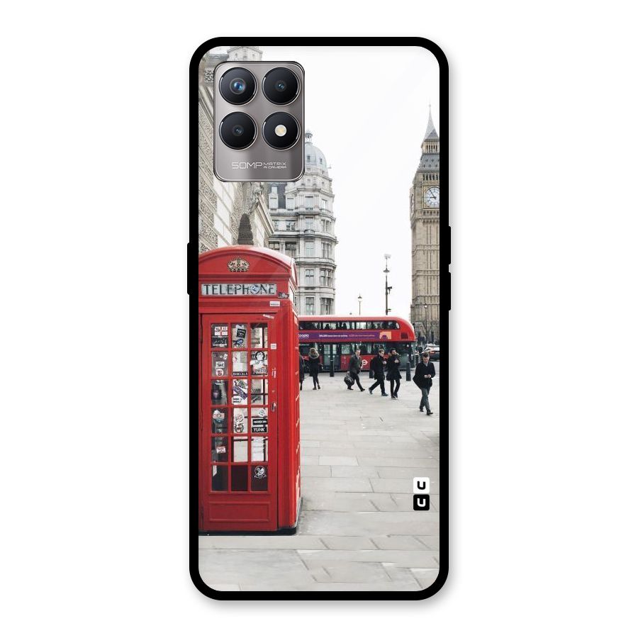 Booth In Red Glass Back Case for Realme Narzo 50