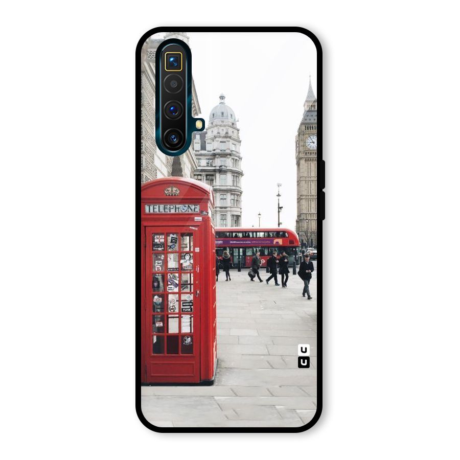 Booth In Red Glass Back Case for Realme X3