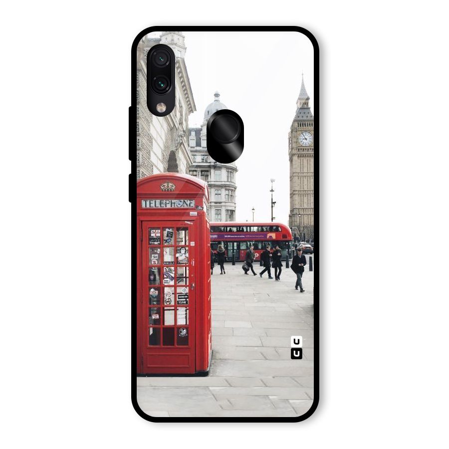 Booth In Red Glass Back Case for Redmi Note 7 Pro