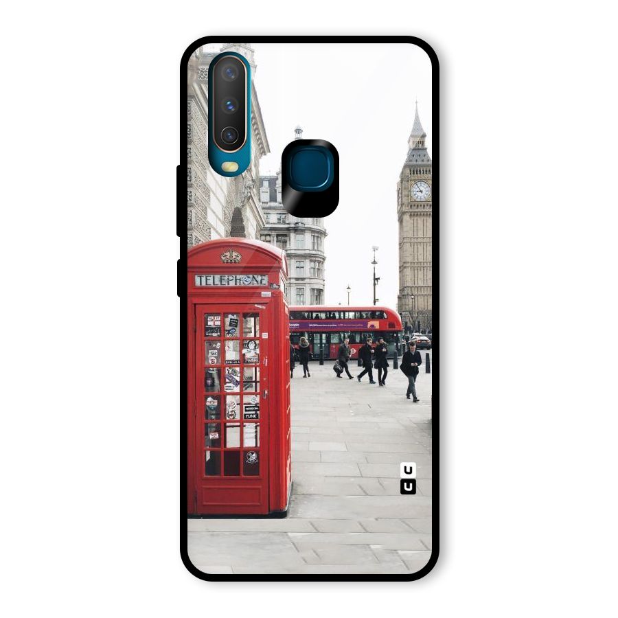 Booth In Red Glass Back Case for Vivo U10