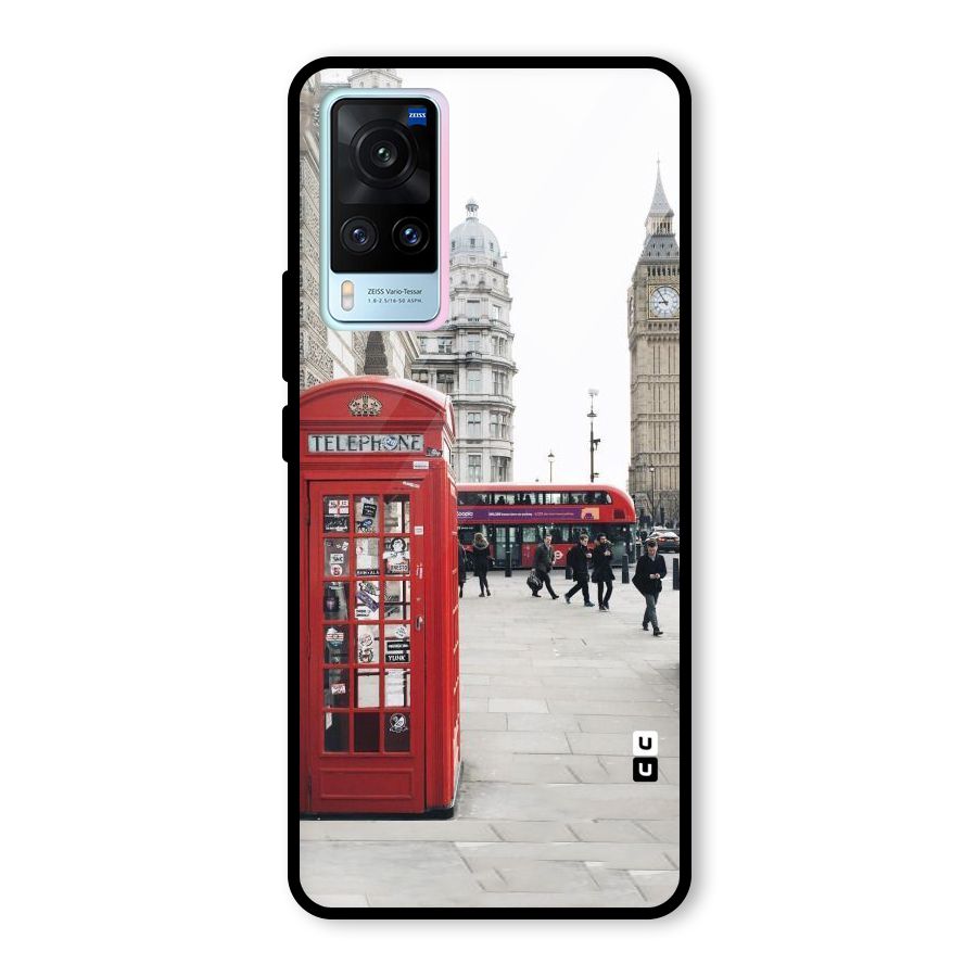 Booth In Red Glass Back Case for Vivo X60