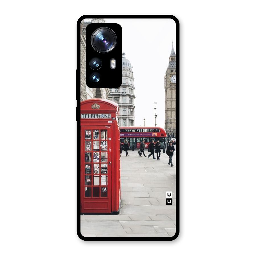 Booth In Red Glass Back Case for Xiaomi 12 Pro