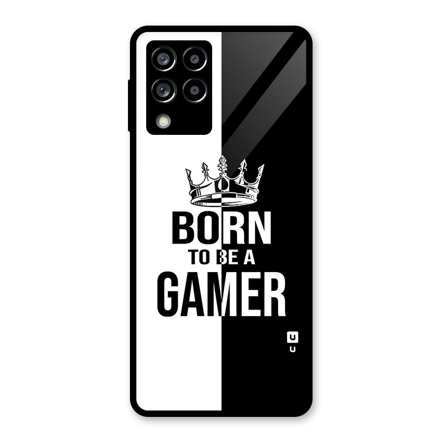 Born To Be Gamer Glass Back Case for Galaxy M53 5G