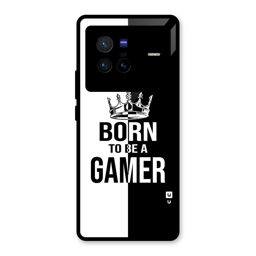 Born To Be Gamer Glass Back Case for Vivo X80