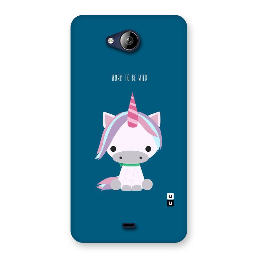 Born Wild Unicorn Back Case for Canvas Play Q355