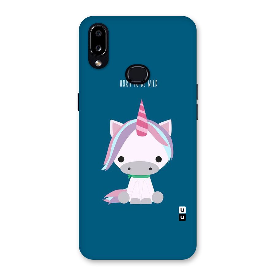 Born Wild Unicorn Back Case for Galaxy A10s