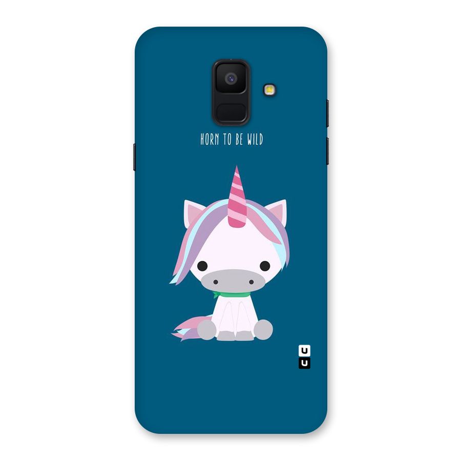 Born Wild Unicorn Back Case for Galaxy A6 (2018)