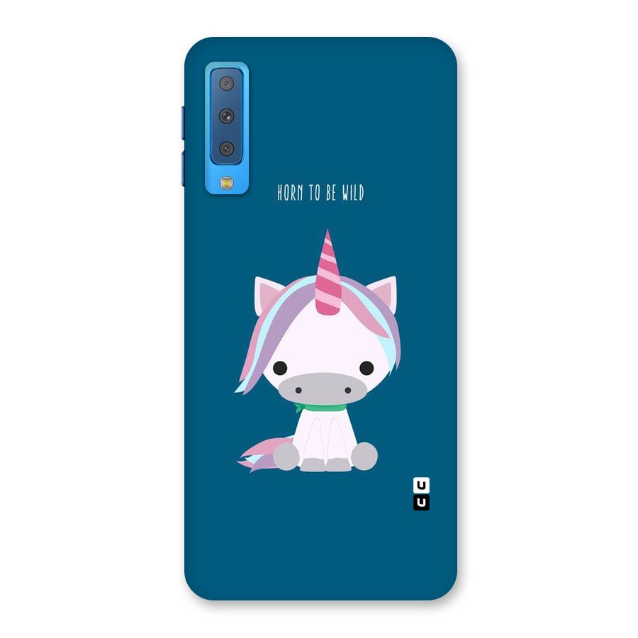 Born Wild Unicorn Back Case for Galaxy A7 (2018)