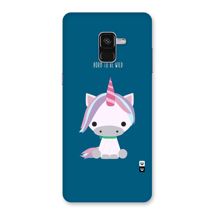 Born Wild Unicorn Back Case for Galaxy A8 Plus
