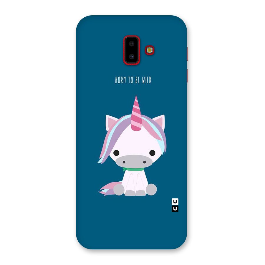 Born Wild Unicorn Back Case for Galaxy J6 Plus