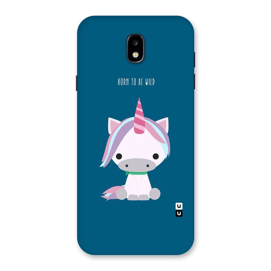Born Wild Unicorn Back Case for Galaxy J7 Pro