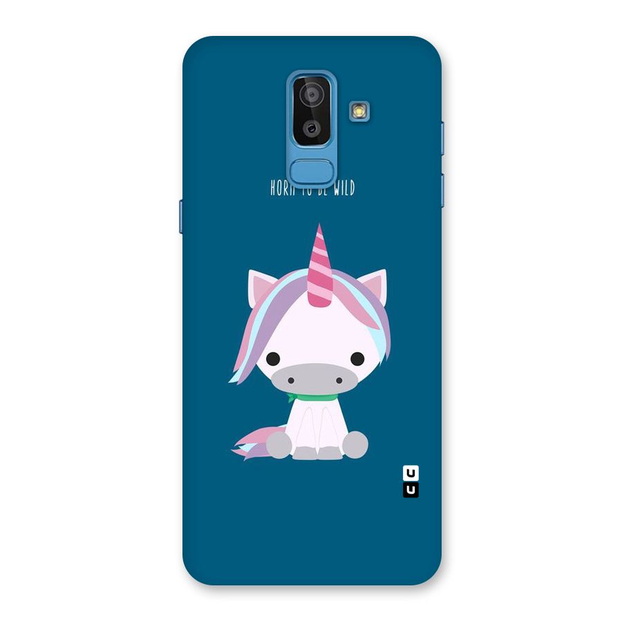 Born Wild Unicorn Back Case for Galaxy J8