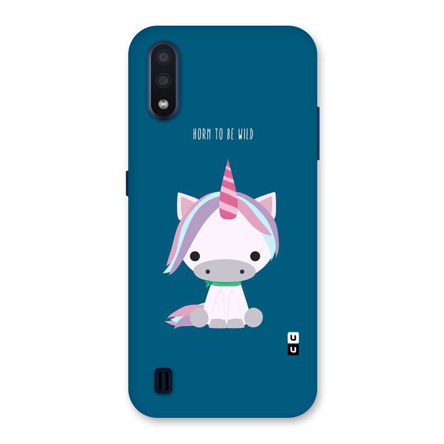 Born Wild Unicorn Back Case for Galaxy M01