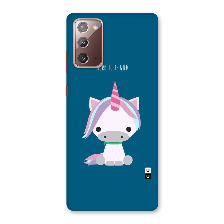 Born Wild Unicorn Back Case for Galaxy Note 20