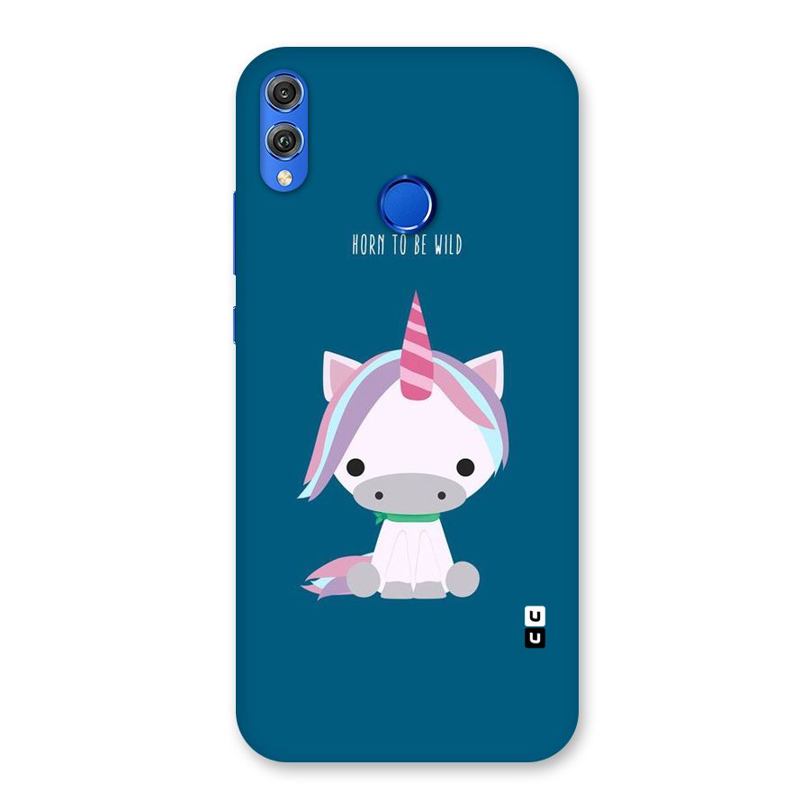 Born Wild Unicorn Back Case for Honor 8X