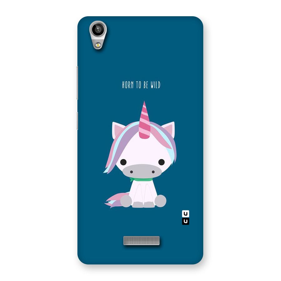 Born Wild Unicorn Back Case for Lava-Pixel-V1