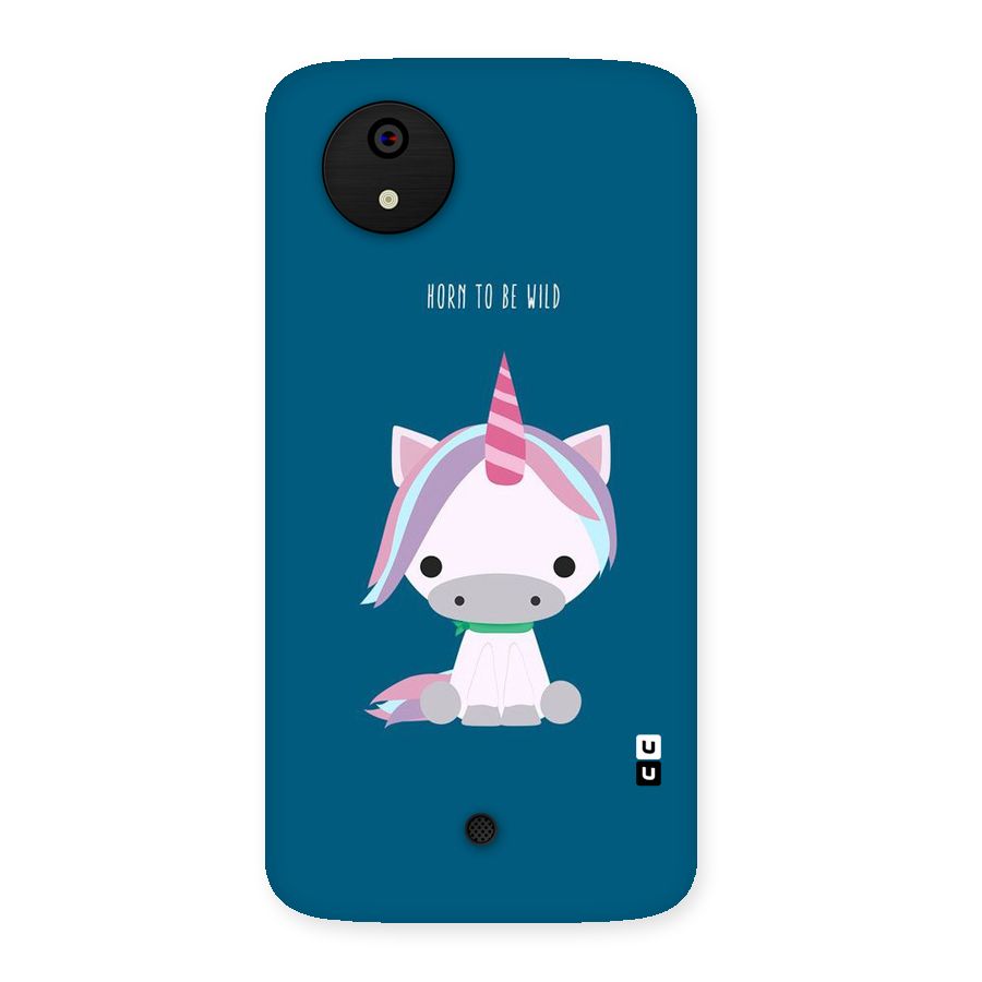 Born Wild Unicorn Back Case for Micromax Canvas A1