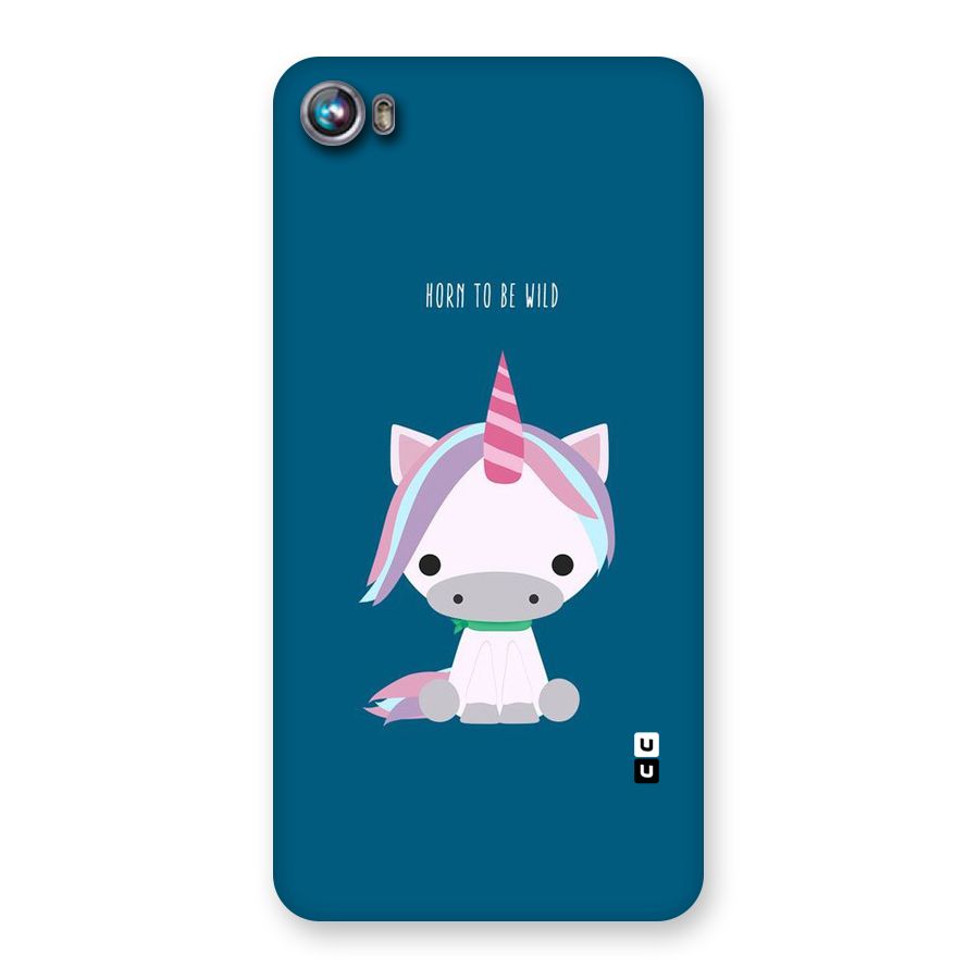 Born Wild Unicorn Back Case for Micromax Canvas Fire 4 A107
