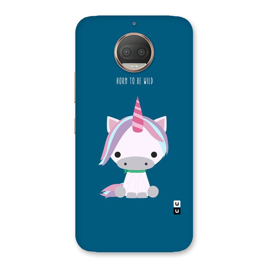 Born Wild Unicorn Back Case for Moto G5s Plus