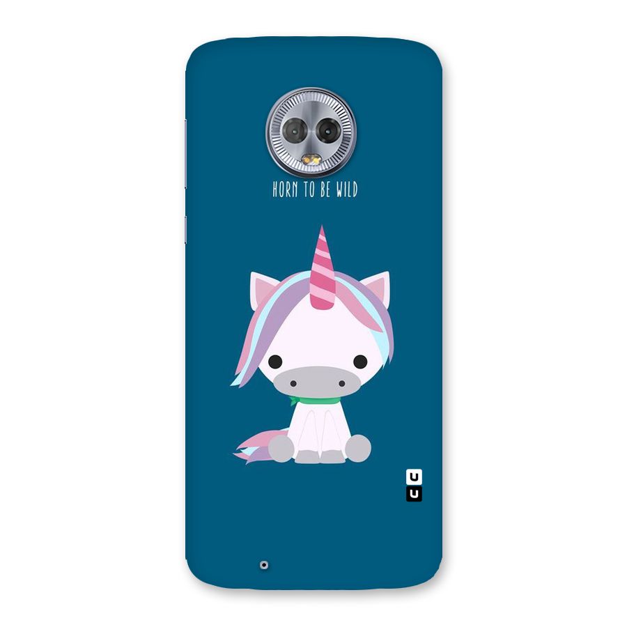 Born Wild Unicorn Back Case for Moto G6