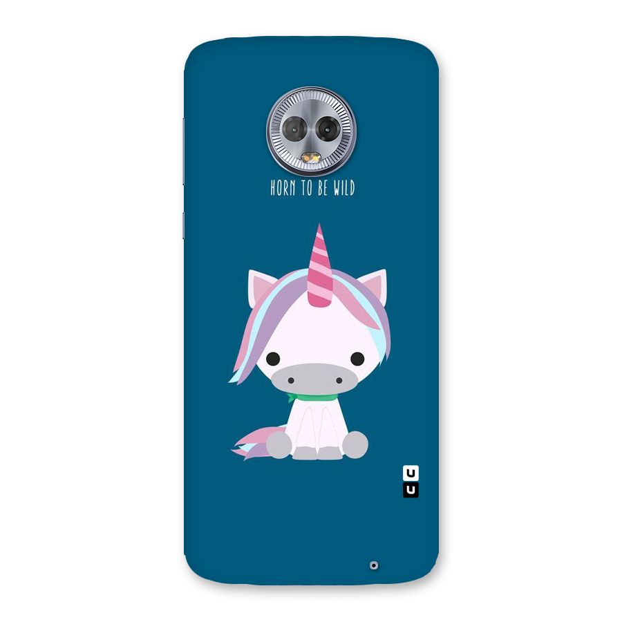 Born Wild Unicorn Back Case for Moto G6 Plus