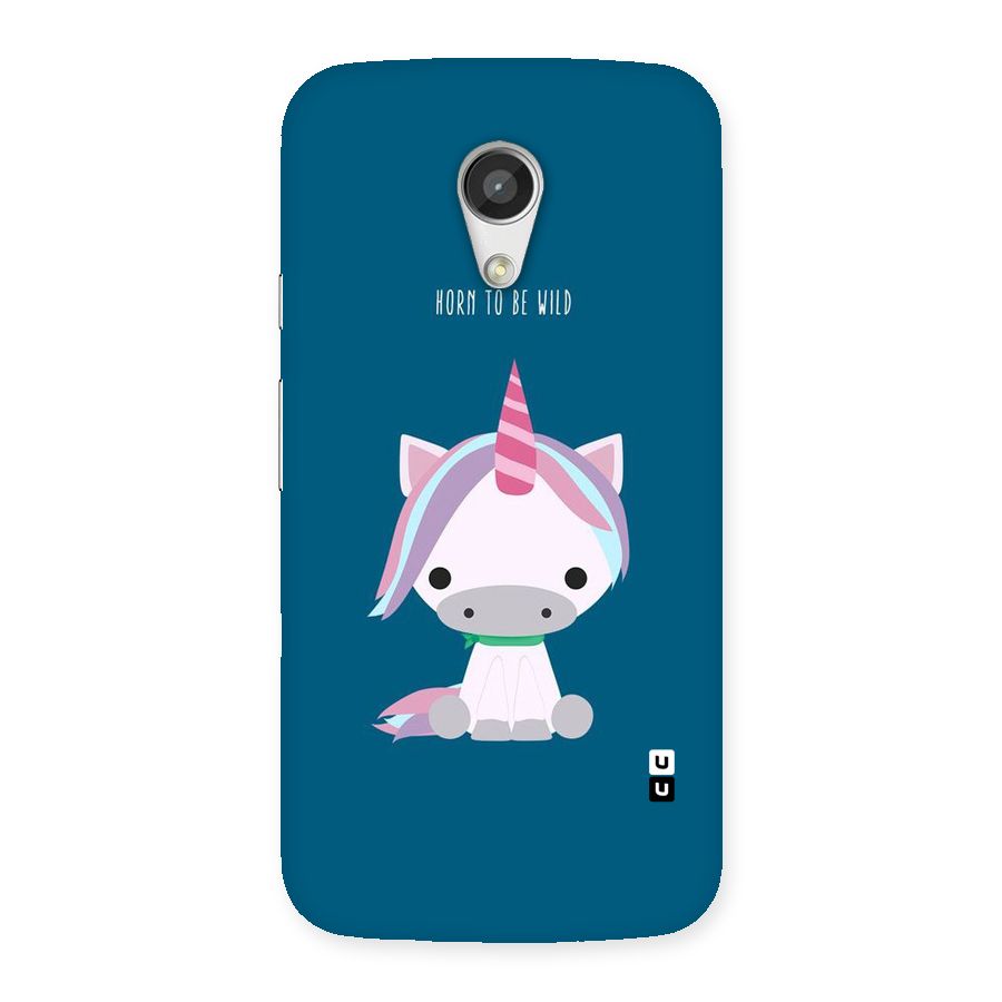 Born Wild Unicorn Back Case for Moto G 2nd Gen