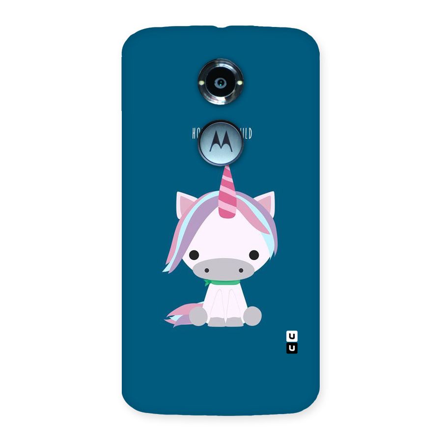 Born Wild Unicorn Back Case for Moto X 2nd Gen