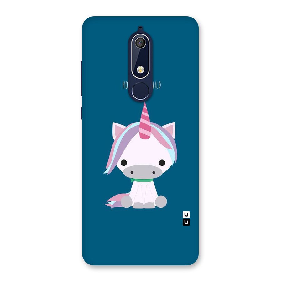 Born Wild Unicorn Back Case for Nokia 5.1