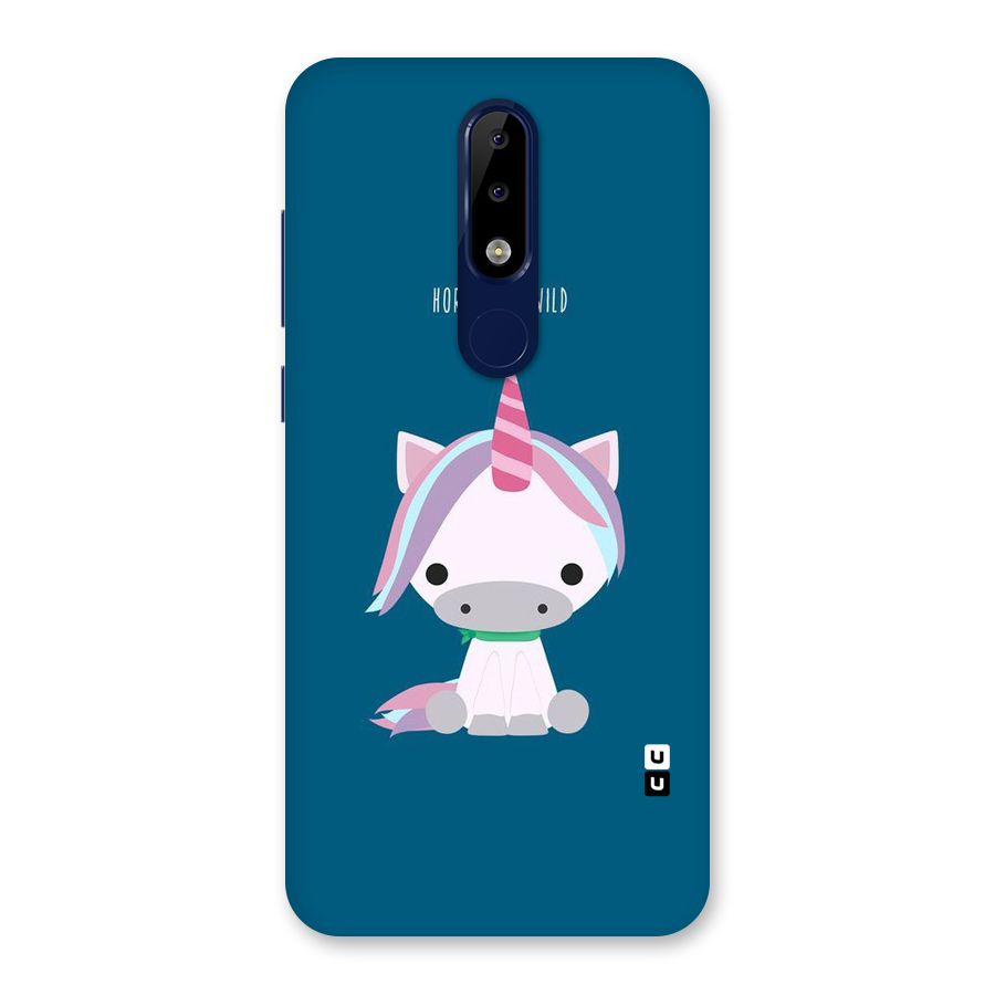 Born Wild Unicorn Back Case for Nokia 5.1 Plus