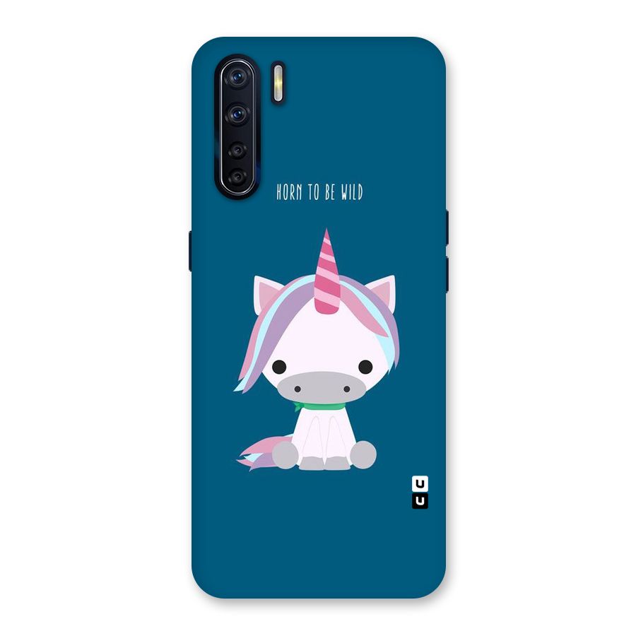 Born Wild Unicorn Back Case for Oppo F15