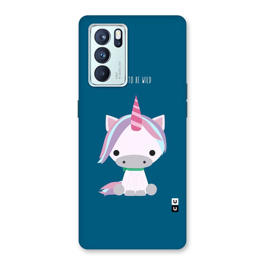 Born Wild Unicorn Back Case for Oppo Reno6 Pro 5G