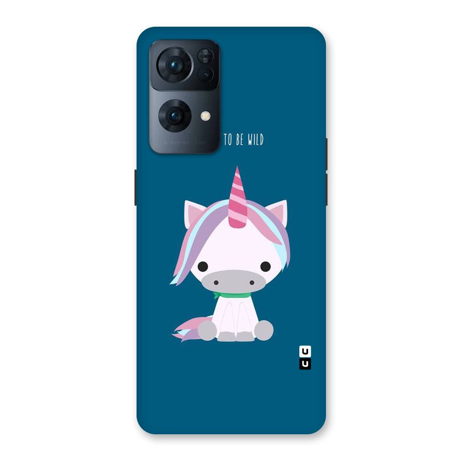 Born Wild Unicorn Back Case for Oppo Reno7 Pro 5G
