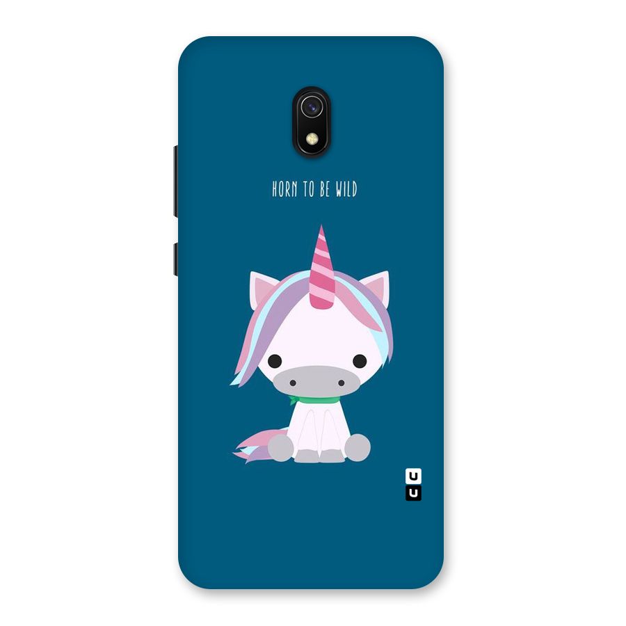 Born Wild Unicorn Back Case for Redmi 8A
