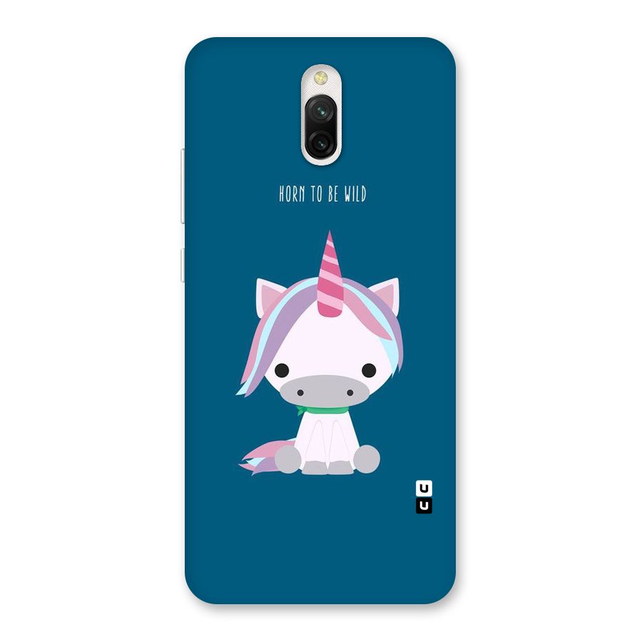 Born Wild Unicorn Back Case for Redmi 8A Dual