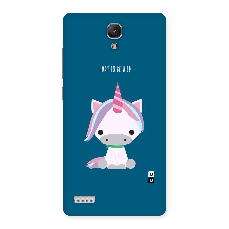 Born Wild Unicorn Back Case for Redmi Note