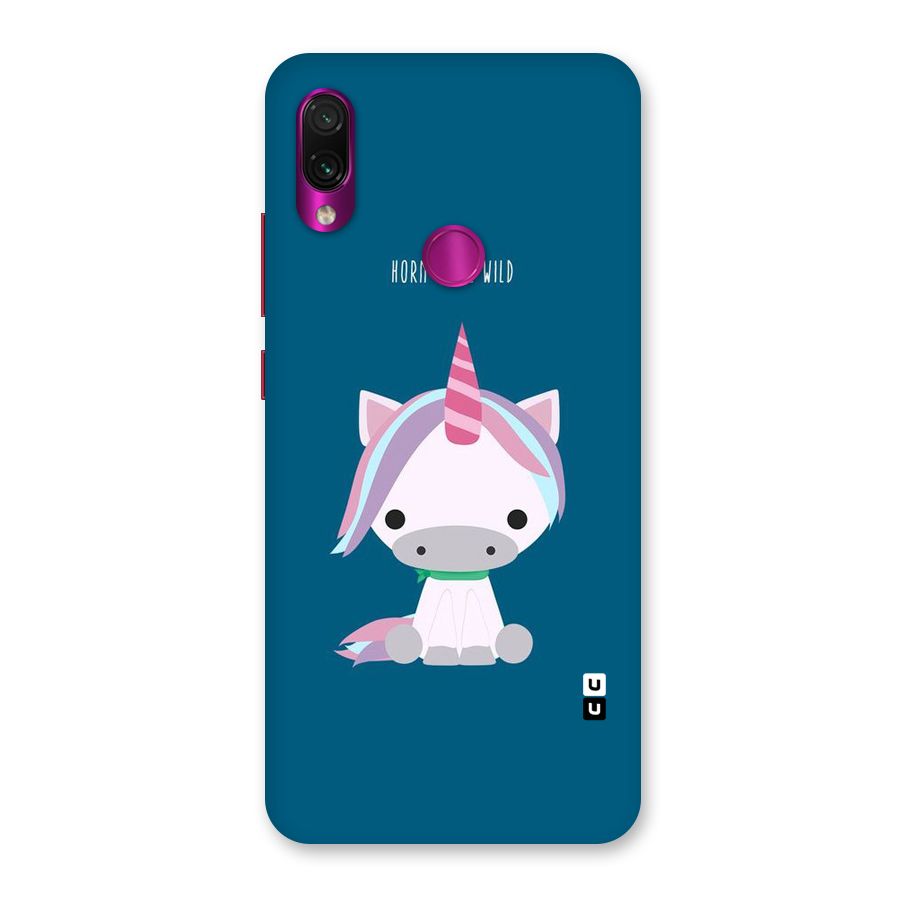 Born Wild Unicorn Back Case for Redmi Note 7 Pro