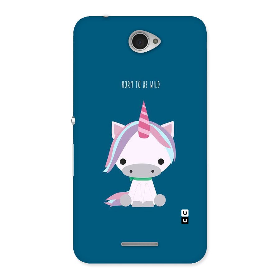 Born Wild Unicorn Back Case for Sony Xperia E4