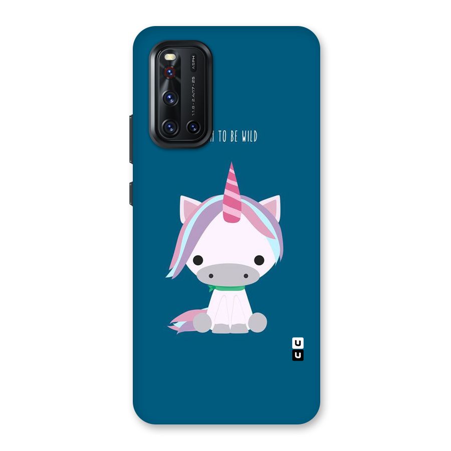 Born Wild Unicorn Back Case for Vivo V19