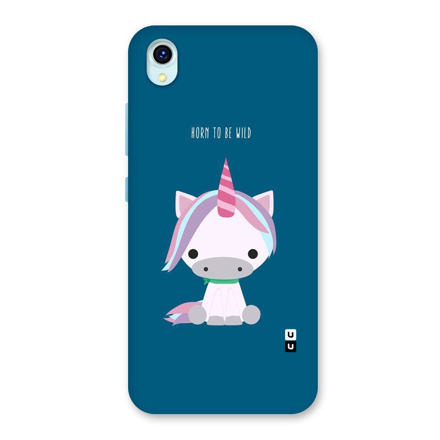 Born Wild Unicorn Back Case for Vivo Y1s