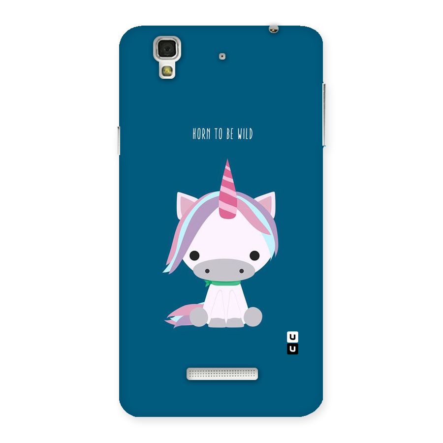 Born Wild Unicorn Back Case for Yu Yureka