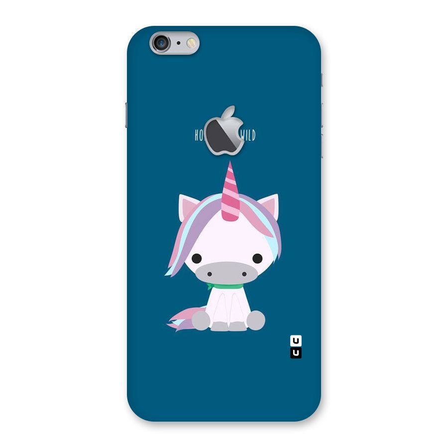 Born Wild Unicorn Back Case for iPhone 6 Plus 6S Plus Logo Cut