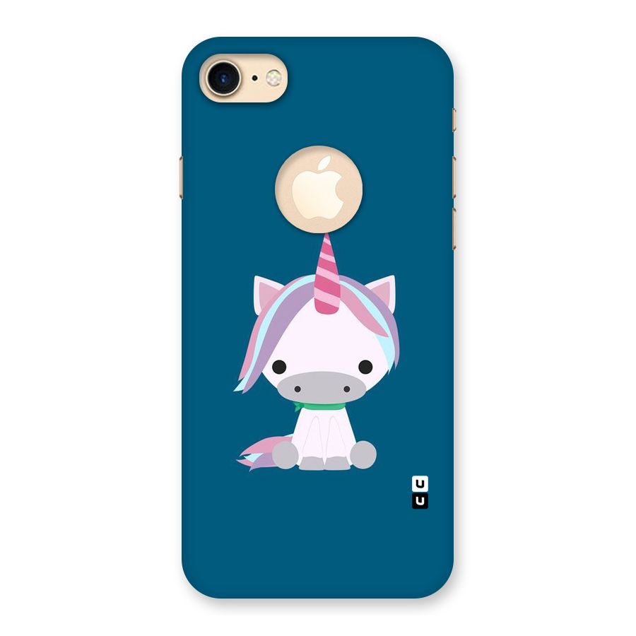 Born Wild Unicorn Back Case for iPhone 8 Logo Cut