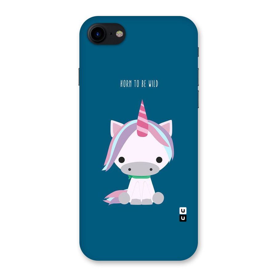 Born Wild Unicorn Back Case for iPhone SE 2020