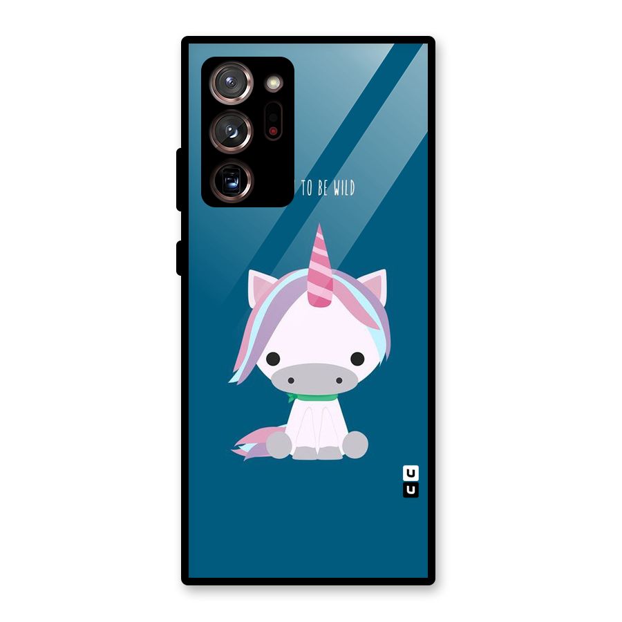 Born Wild Unicorn Glass Back Case for Galaxy Note 20 Ultra 5G