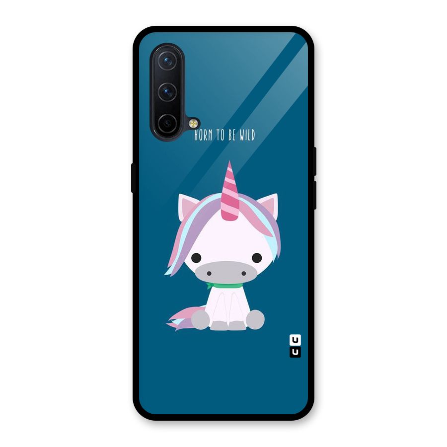 Born Wild Unicorn Glass Back Case for OnePlus Nord CE 5G