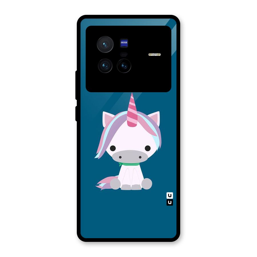 Born Wild Unicorn Glass Back Case for Vivo X80
